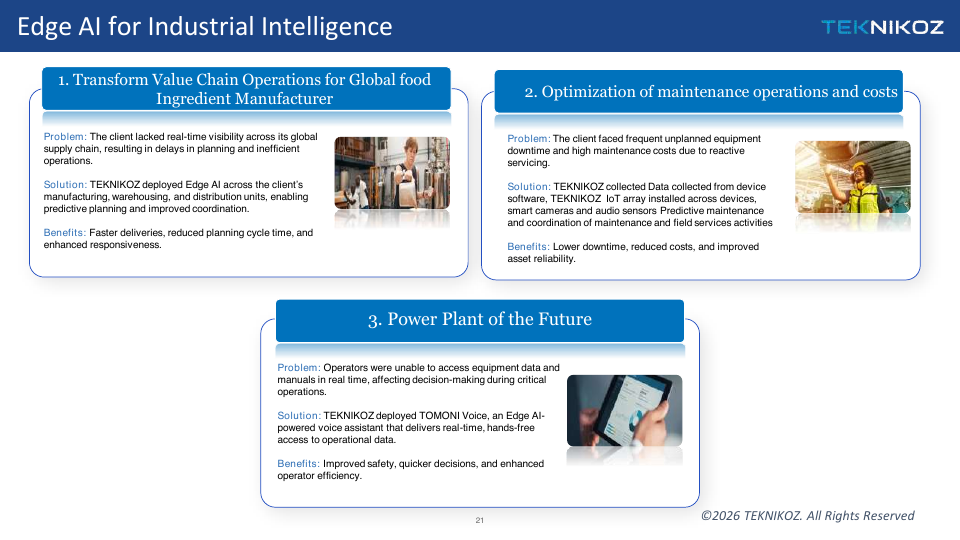 Edge AI for Industrial Intelligence