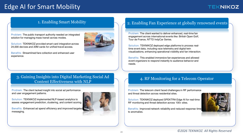 Edge AI for Smart Mobility
