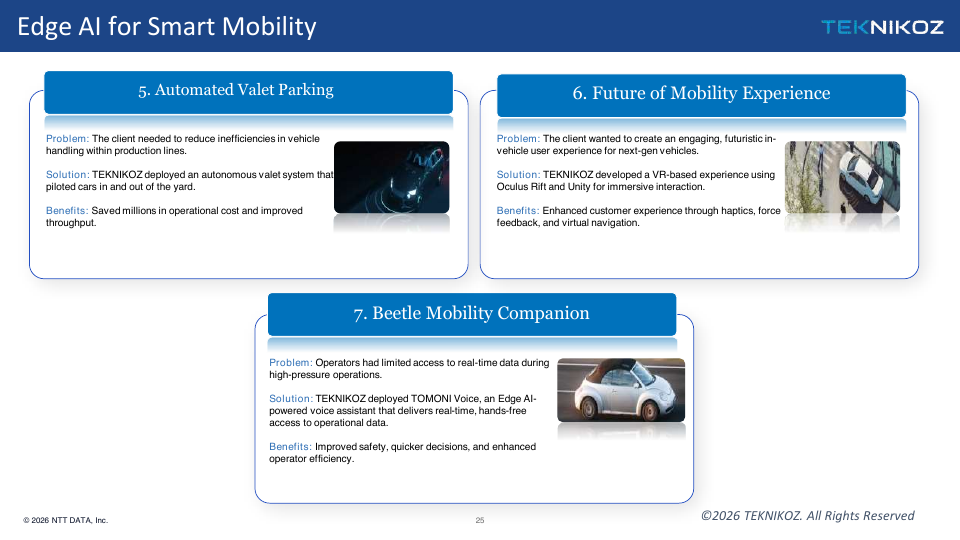 Edge AI for Smart Mobility