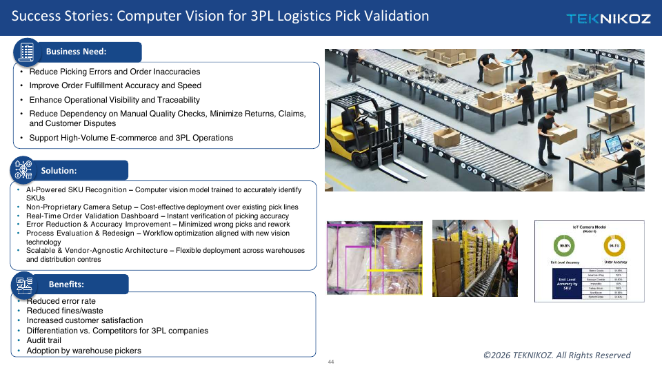 Success Stories: Computer Vision for 3PL Logistics